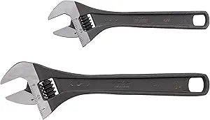 2pc Adjustable wrench combo 6" & 8"