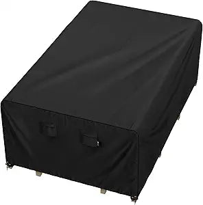 iBirdie Outdoor Patio Furniture Set Covers 90 x 64 inch fit 5 x 7 ft, 64, 63, 62, 60 inch Wide, 90, 89, 88, 87 inch Long, Waterproof Weatherproof Rectangular Cover, 600D for Dining Table and Chairs