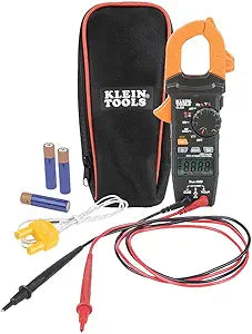 Klein Tools CL320 Digital Clamp Meter, HVAC AC Auto-ranging 400A, AC/DC Voltage, TRMS, DC Microamps, Resistance, Frequency, NCVT, Temp, More