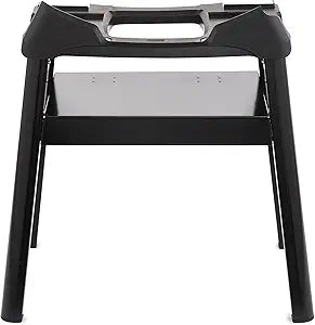 Weber Q Compact Stand  Lightweight Portable Grill Stand for Weber Q Series with Builtin Storage Shelf for Tools & Outdoor Cooking Accessories