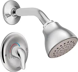 Moen Chateau Chrome Shower Trim Kit  Single Handle Posi-Temp Eco-Performance, Valve Required (Sold Separately), TL182EP