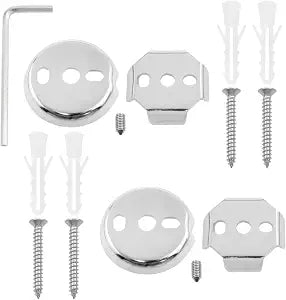 Lovelysp 1 Set Mop Rod Replacement Parts with Screws and Wrench