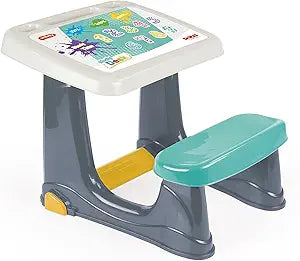 DOLU Childrens Study Desk Activity Table & Chair, Ergonomic Footrest, Writing and Drawing Surface, Easy Assembly, Furniture for Ages 3+, Multicolor