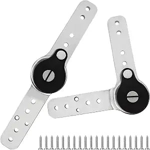 2Pcs Heavy Duty Adjustable Angle Hinge, Automatic Reset Function, 90 to 180 Degree Angle Adjustment Mechanism Hinge for Sofa Bed Cupboard Recliner
