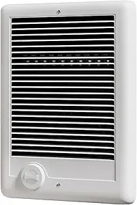 CSC101TW Electric Wall Heater Complete Unit with Thermostat, 1000 Watt 3412BUT, 120 Volt, Part 67508, White