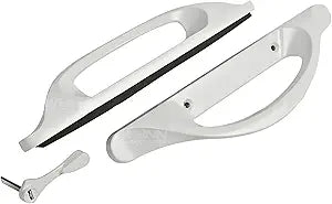 Amesbury Truth Sliding Door Handle Set Replacement | Allure Sliding Glass Patio Door with 3-15/16" Screw Holes - White