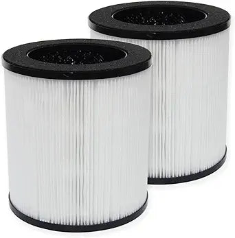 PUREBURG Replacement Filter Compatible with AMEIFU GDAP1W & VEWIOR A2 (ClearAir-A2) Air Purifiers, H13 True HEPA and Activated Carbon Multi-Layer Filtration, Pack of 2