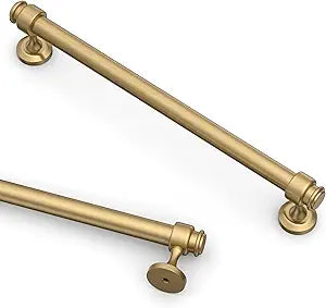 Asidrama 10 Pack 10 Inch(254mm) Champagne Bronze Kitchen Cabinet Handles, Cabinet Pulls Kitchen Cabinet Hardware for Cupboard Drawer Pulls