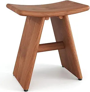 18" Asia-Bjon Lite Solid Top Teak Shower Bench
