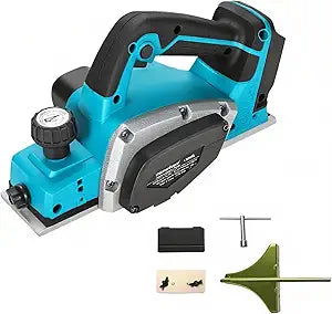 3-1/4-Inch Cordless Electric Hand Planer  Compatible with Makita 18V Battery (Tool Only, Brushless Motor), Not an Official M@kita Product