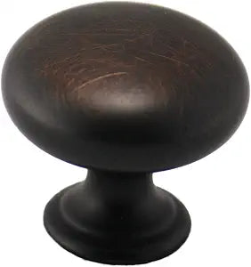 Cosmas 25 Pack 4950ORB Oil Rubbed Bronze Mushroom Knob 1-1/4 Inch Diameter