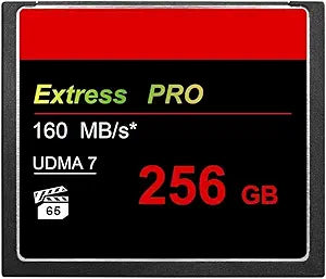 256GB UDMA high-Speed CF Card 160MB/s Transmission Speed