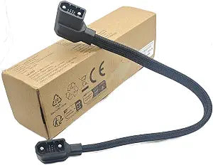 Extra Battery Connection Cable Compatible with Delta Max, Delta 2, Delta 3 (Plus/1500) & Wave 2/3 -Generator Power Cord, 20 Inchs,Gray Braided (Not Compatible with Delta Pro/Pro 3/Ultra/3 Max)