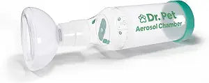 Dog Aerosol Chamber (3 Masks)  Canine Inhaler Spacer for Dogs  Includes 3 Masks to Fit All Dogs (Premium Quality)