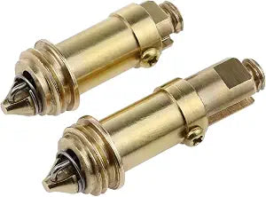 AYLIFU 2 Pieces Brass pop-up Bolt Bathroom Basin Click Sound Brass Push Spring Plug Easy pop-up Click Plug Bolt Replacement.