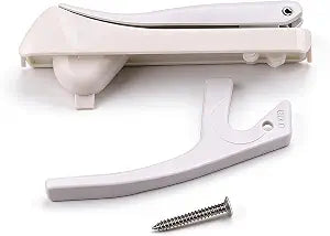 82DL0100 Left Hinge White Casement Hardware,with Lock Lever