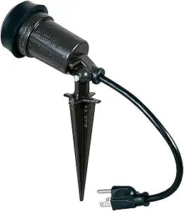 BELL Weatherproof Portable Spike Light, PAR38 Bulb, CFL Compatible, Bronze