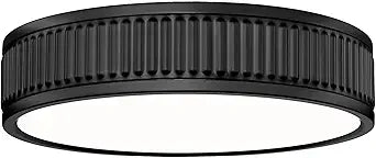 Stari LED Flush Mount Matte Black