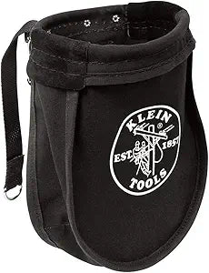 Klein Tools 51A Tool Pouch, Utility Pouch for Carrying Nuts and Bolts, with Interior Pocket, No. 10 Canvas, 9 x 3.5 x 10-Inch