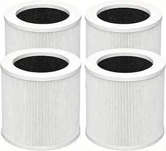 4 Pack ZQA-2000B ZQA-2000C Replacement Filter for Cobectal ZQA-2000B and Oterbear ZQA-2000C Air Purifier, 3 in 1, H13 True HEPA with Activated Carbon and Pre-filter