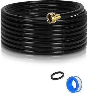 30FT Dehumidifier Drain Hose with 3/4 Inch FHT Connector, featuring Rust-Resistant Brass Fittings for Leak-Proof Connection, Perfectly Compatible with Most Dehumidifier Brands∩╝7 Length Options∩╝