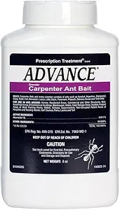 BASF Advance Carpenter Ant Bait Granules, Ready to Use Indoor or Outdoor, Attracts, Kills and Controls Ants, 8 oz