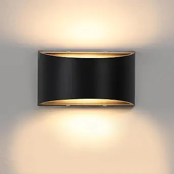 Lightess LED Wall Sconce Light Black, Indoor, Dimmable