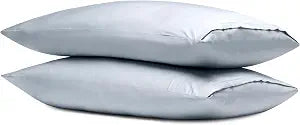 Cozy Earth Standard Pillowcases Set of 2 - Made of 100% Viscose from Bamboo, Ultra-Soft & Luxury, Woven from Naturally Breathable & Lightweight Fabric - Shore