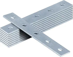 heneng 9 Pack Strut Flat Plate Hardware for 1-5/8" Strut Channel,8-5/8"L