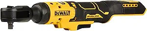 DEWALT ATOMIC 20V MAX* Cordless Ratchet, Brushless, 3/8 in., Tool Only (DCF513B)