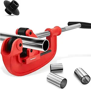 Professional 1-3" Pipe Cutter Tool with an Extra Blade, Sharp Rigid Tubing Cutter Cuts Up to Galvanized Pipe and Iron Pipe, Heavy Duty Metal Tube Cutter Great for Plumbers or Metalworkers