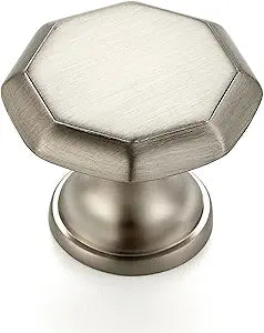 Ravinte 20 Pack Brushed Nickel Kitchen Cabinet knobs Single Hole Drawer Pulls for Bathroom, Dresser Drawer and Cupboard Hardware