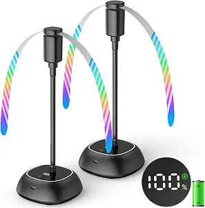 Edvision Fly Fans for Tables, 2000mAh Rechargeable Food Fan Last Up to 20H