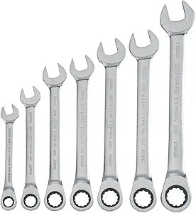 CRAFTSMAN Ratchet Wrench, 12 Point, 7-Piece Set (CMMT87019)