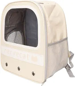 Large Cat & Small Dog Backpack Carrier with Transparent Ventilated Bubble, Comfortable Travel Design for Pets