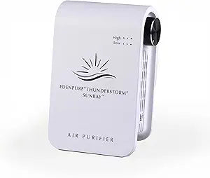 EdenPURE Thunderstorm Sunray Plasma Air Purifier Γ Wall Plug In Air Ionizer Generator,Odor Eliminator for Home, Pets, Car and Removes Mold, No Filter - USB Powered, Portable for Indoor & Travel