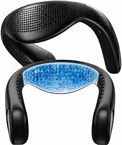 TORRAS COOLiFY Air 2026 Upgraded Neck Fan Air Conditioner, Dual-Airflow Pro Cooling, Ultra Light Portable Fan Rechargeable, Personal Cooling Fan Travel Essentials, Gift for Dad Husband Father, Black
