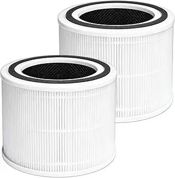 2 Pcs Replacement Filters Compatible with Sterra Moon Air Purifier, 3-in-1 Filtration for Pet Hair, Odors, Smoke with Activated Carbon + Pre-Filter