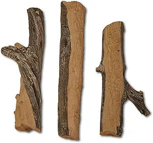 Midwest Hearth Gas Logs Deluxe Decorative Branch and Twig Set | Cast from Real Logs and Hand Painted in USA (Juniper 3-Piece)
