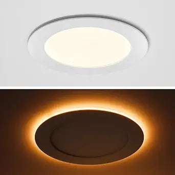 Maxxima 6" Slim Recessed LED Downlight with Night Light, 900 Lumens, 5 CCT