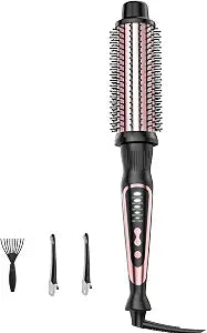Thermal Brush, 1 1/2 inch Heated Round Brush & Curling Iron