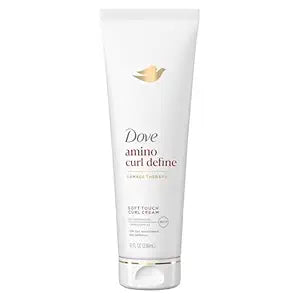 Dove Amino Curl Define Cream for Curly, Coily Hair for Soft Definition 8oz