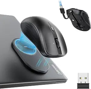 ESR MagMouse Snap-to-Carry Bluetooth Mouse, Wireless Mouse for Laptop