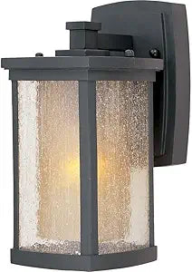 Maxim Lighting Bungalow 1-Light Light Fixture | Bronze Finish | Modern Indoor Light Fixture | Wet Rated | Home Decor Light Fixture | Bungalow Collection | 3152CDWSBZ
