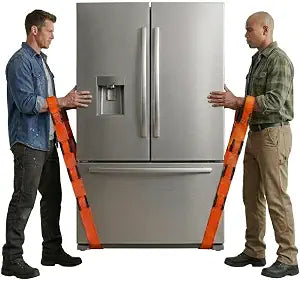 Forearm Forklift Furniture Moving Straps  2-Person Lifting Strap for Moving Furniture, Appliances, Heavy Duty Carrying for Heavy Objects up to 800 lbs, Orange