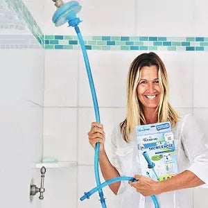 Rinseroo Shower Cleaning Thing Slip-On Handheld Hose Attachment