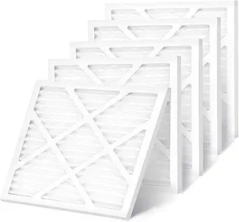 5 Packs MERV-10 550 Filter Compatible with CADPXS Shield 550 HEPA Air Scrubber, 550 MERV-10 Standard Pleat 15.6"├15.6"├0.8", Composite Cotton Shield 550 Filter