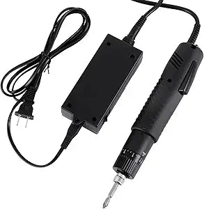 MXBAOHENG Electric Screwdriver Sets Torque Adjustable Drill Tool Applicable Batch Head 6.35mm 110-220V (102)