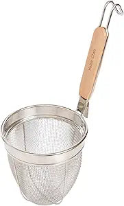Helen's Asian Kitchen Helens Asian Kitchen Stainless Steel Mesh Spide, 6-Inch, Basket, Silver