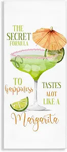 Margarita Humor Retro Kitchen, 17 x 40 Inch Canvas Wall Art